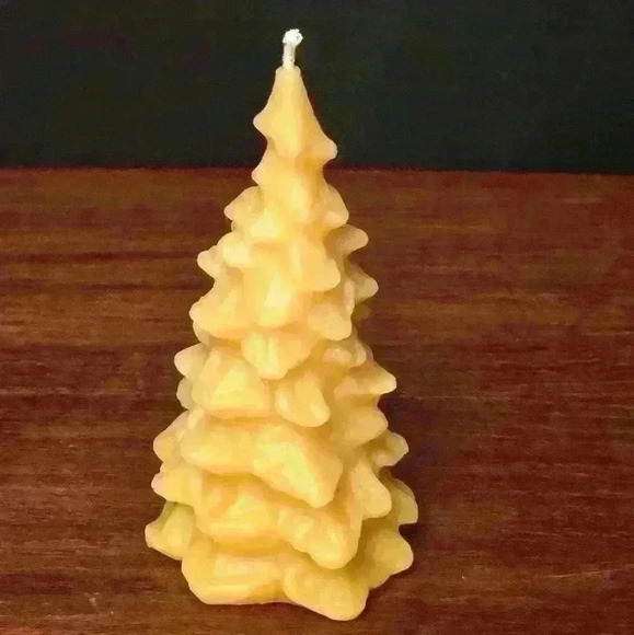 Handmade Beeswax Candles Medium  Tree - Picture 2 of 3